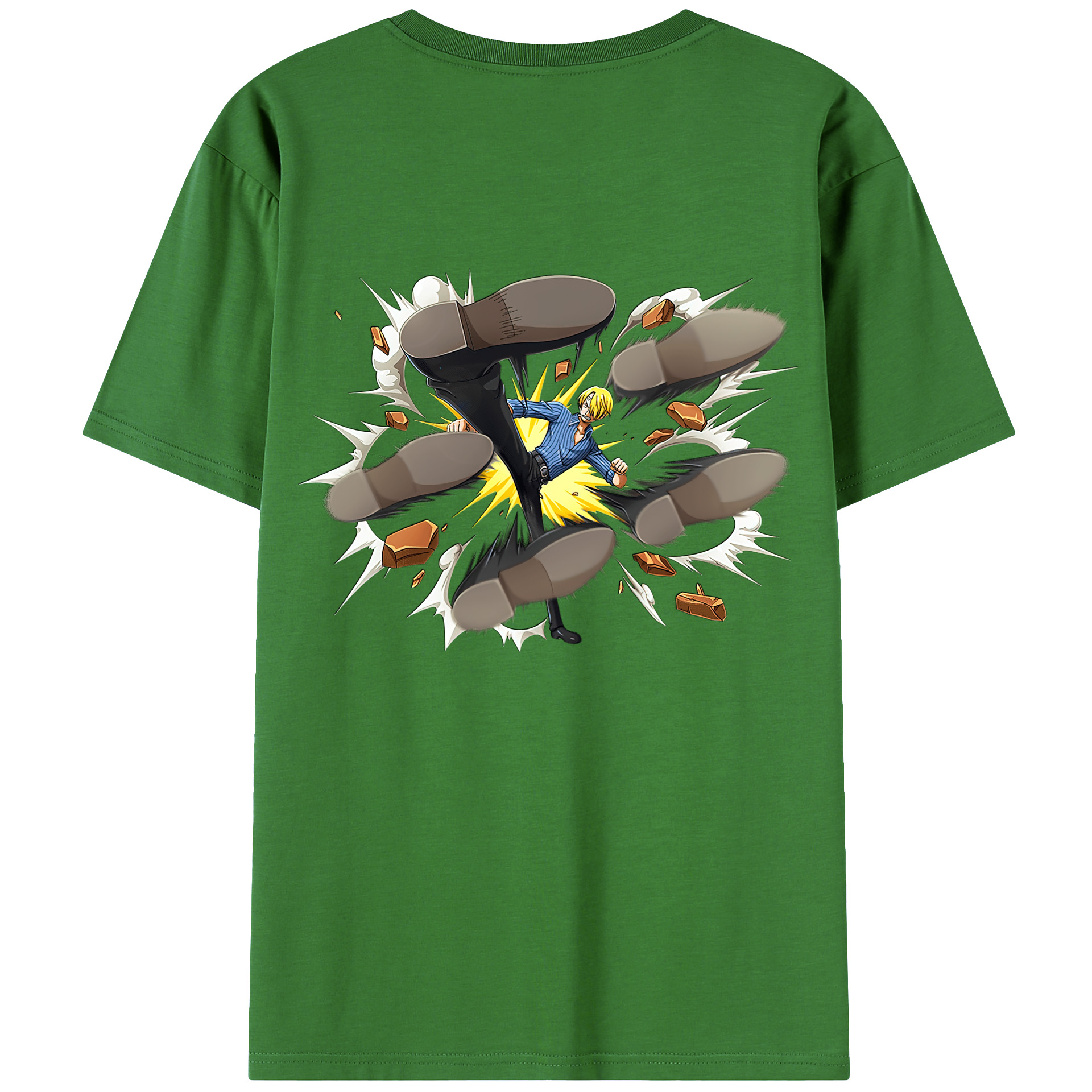 （画像用） ワンピース サンジ ONE PIECE Sanji レディース半袖Tシャツ(バックプリント)